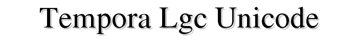 Tempora LGC Unicode font